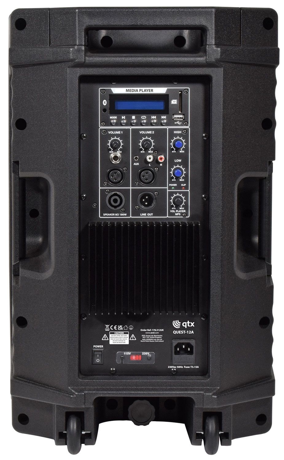Qtx Quest-12a Active Pa Cabinet 720w Peak