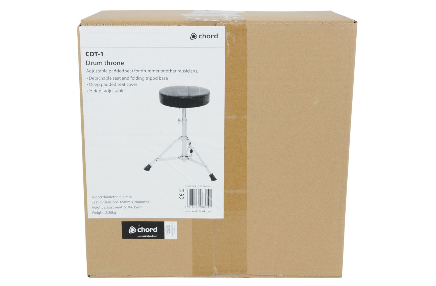 Chord Cdt-1 Drum Throne - Round Seat