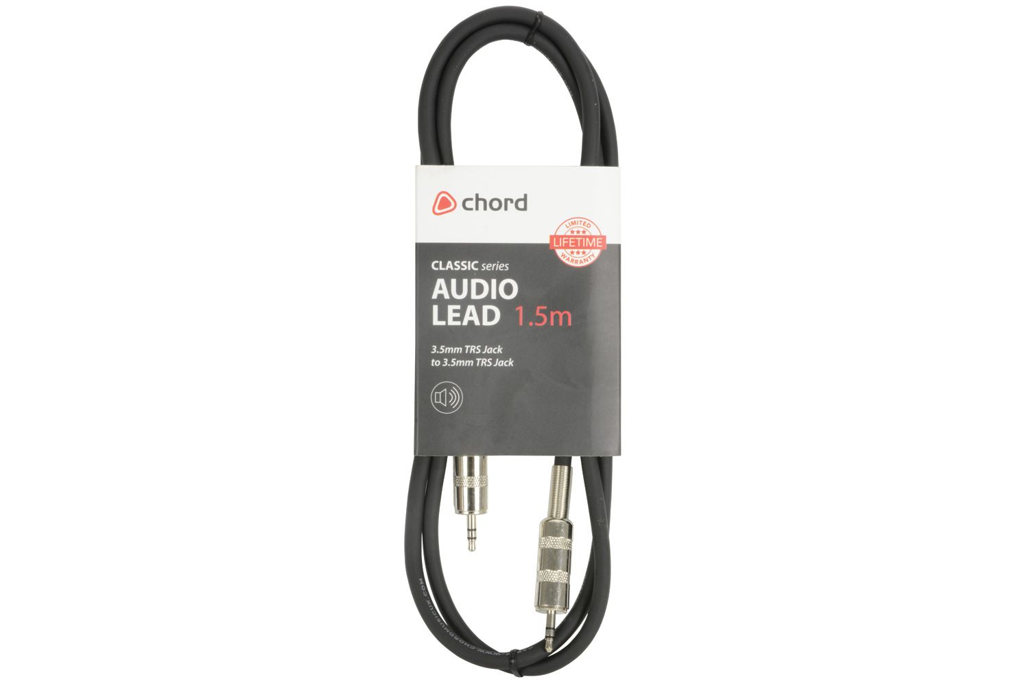 Classic Audio Lead 3.5mm Jack - 3.5mm Jack 1.5m