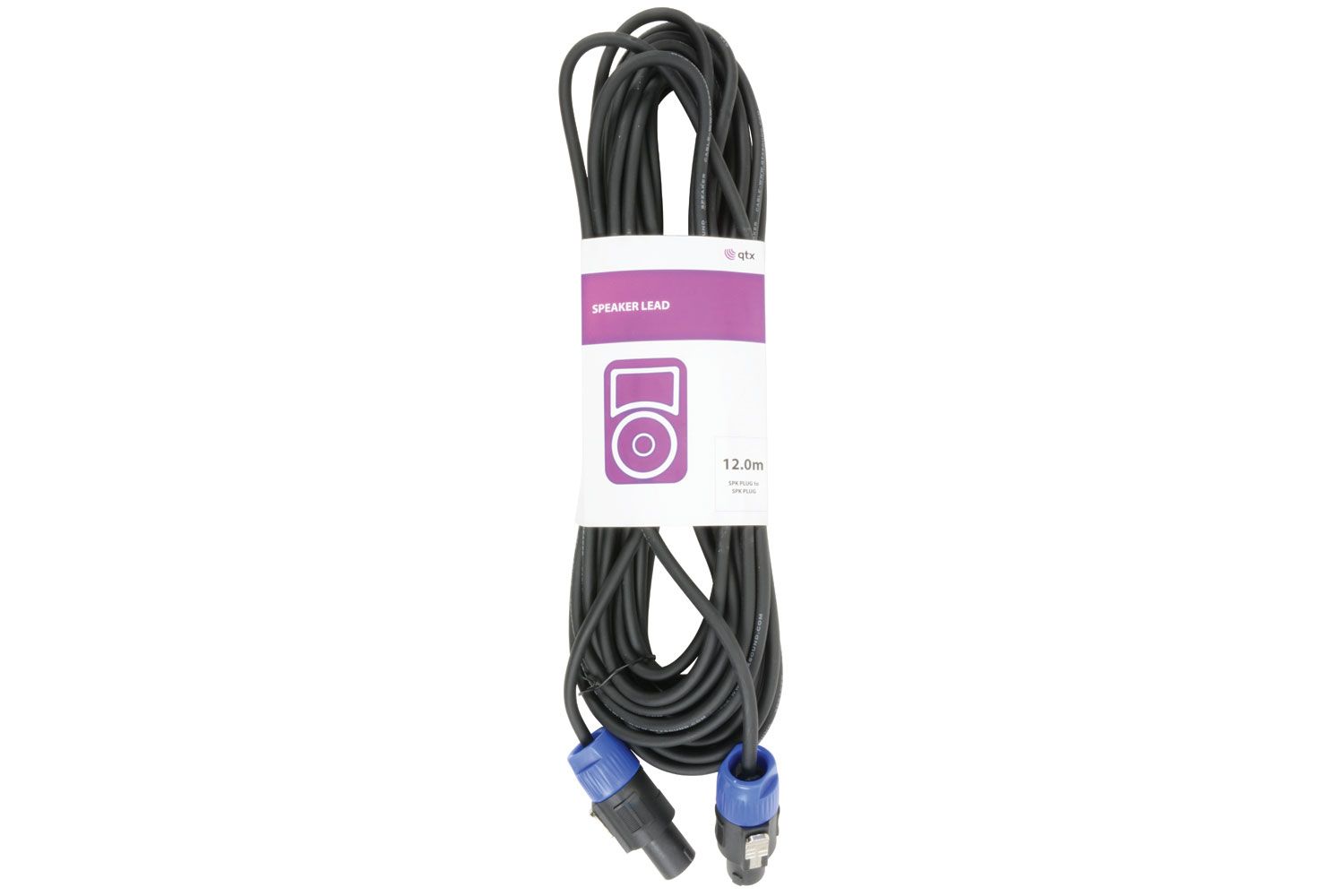 Chord Essential Speaker Lead Spk Plug - Spk Plug 12.0m