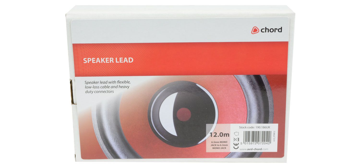 Chord Spj-j1200 Classic Speaker Lead Jack - Jack 12.0m