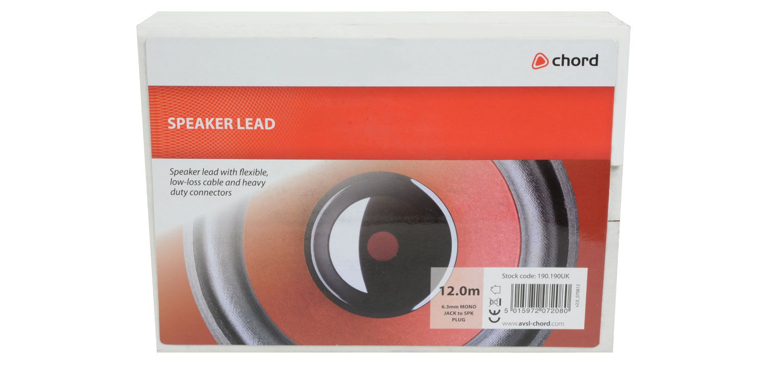 Chord Spk-j1200 Classic Speaker Lead Speaker Plug - Jack 12.0m
