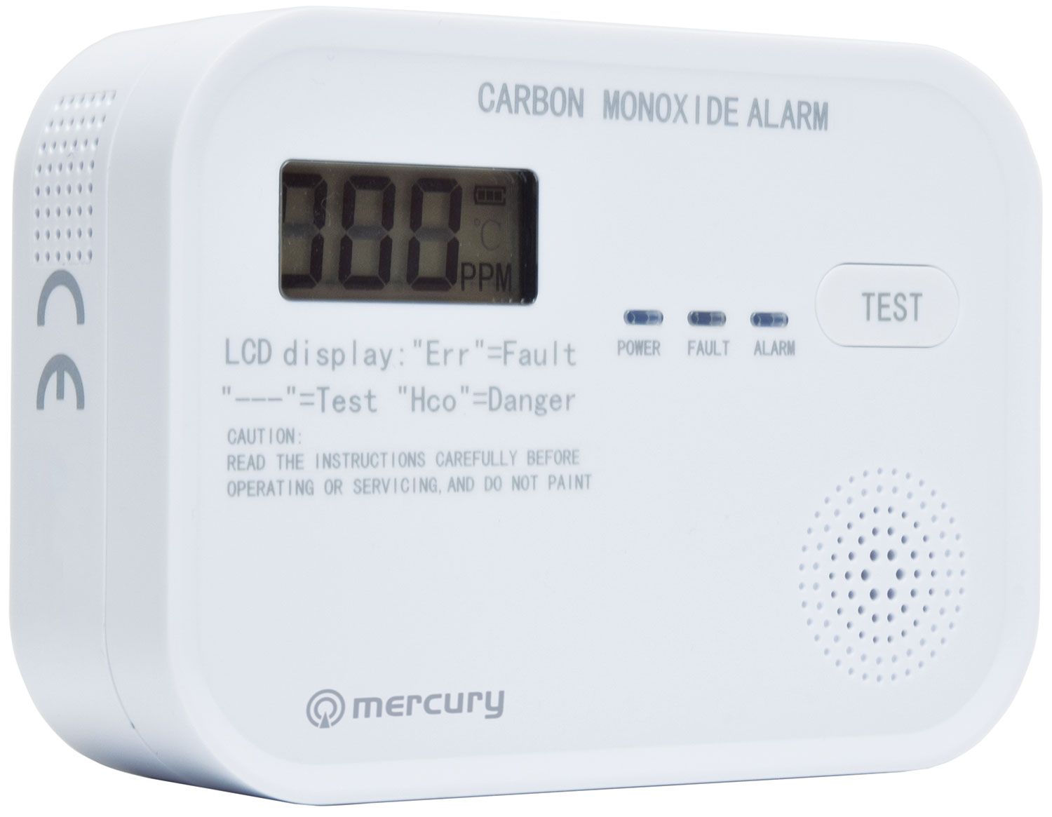 Mercury Cod-218a Carbon Monoxide Alarm