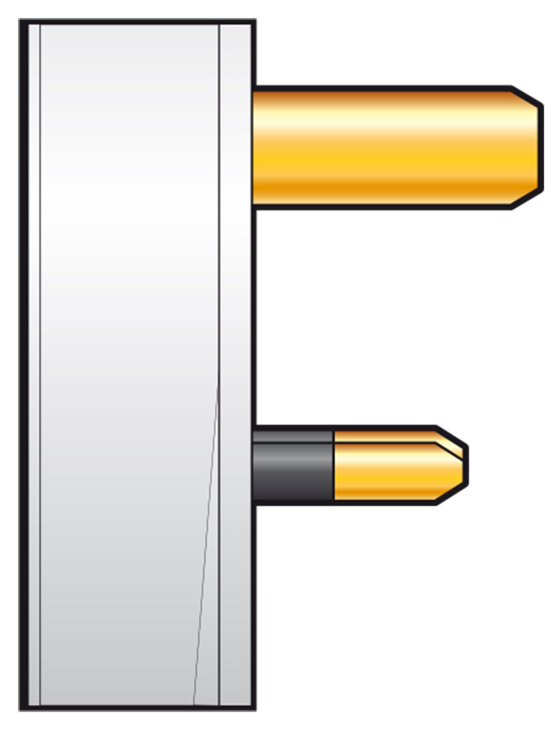 Mercury Uk Mains Plug 13a Fuse White