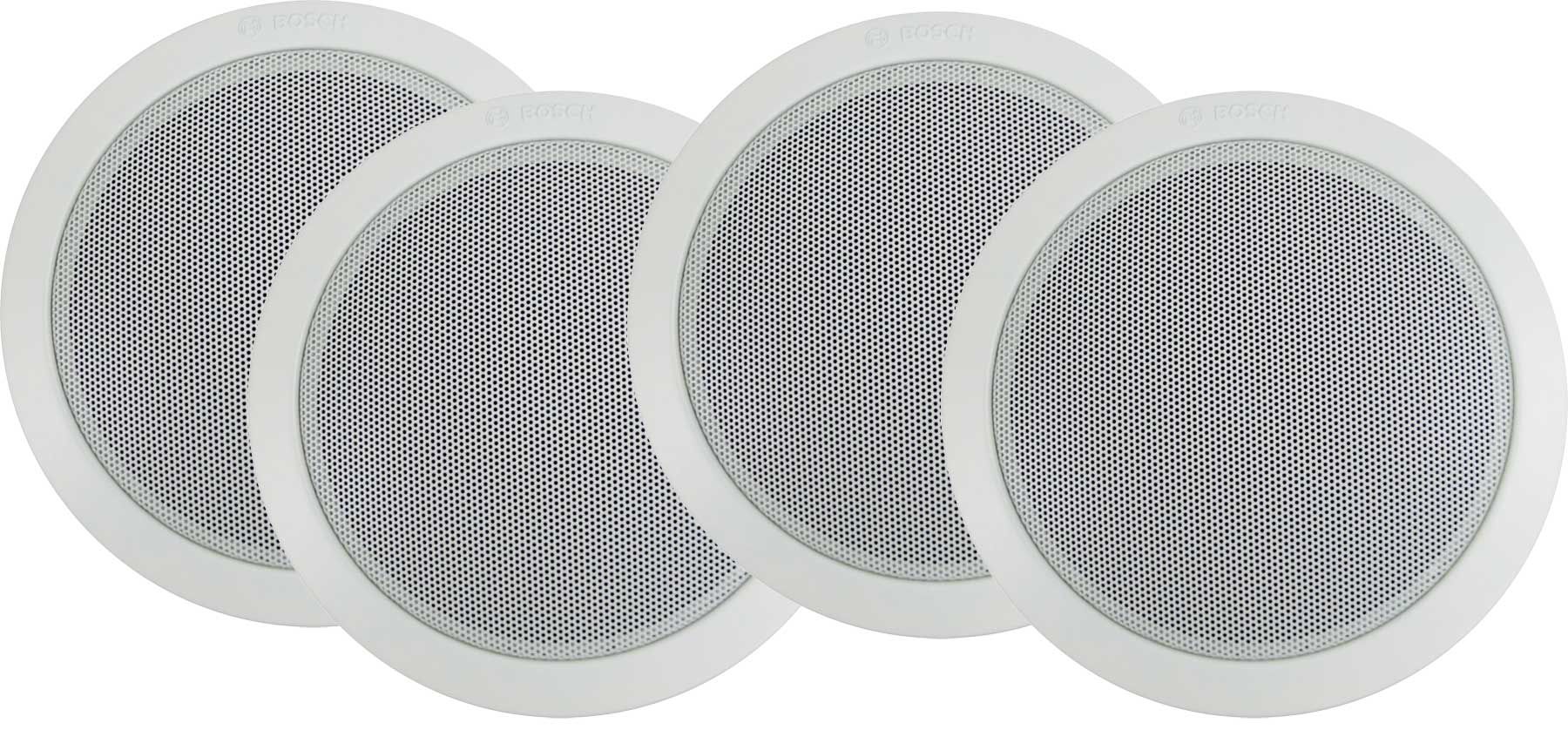 TRADE PACK 4x Bosch 6" 100V Ceiling Speakers for Cafe Restaurant Pub Shop