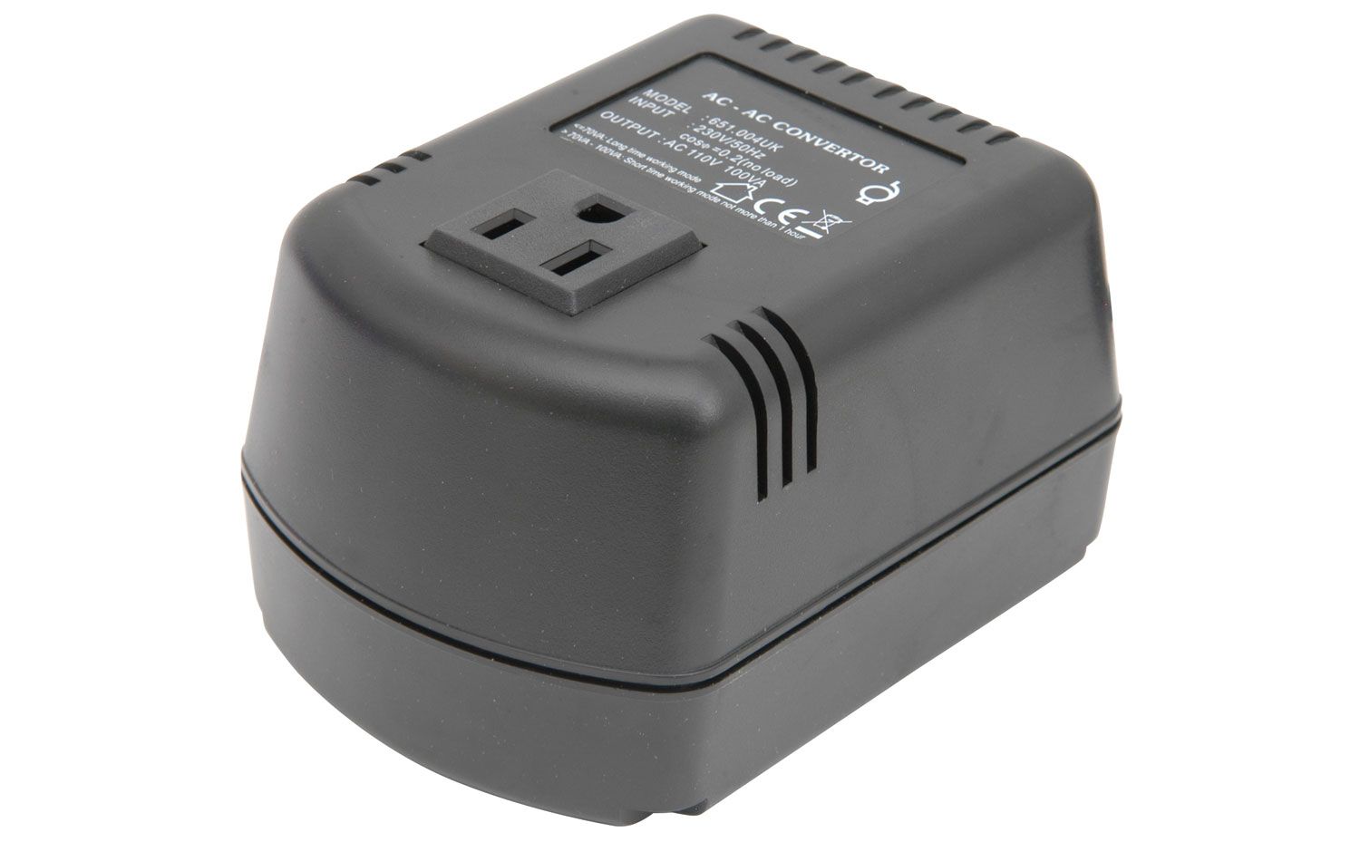 Mercury Uk2us100va  Step Down Voltage Converter 230v - 110v 100w