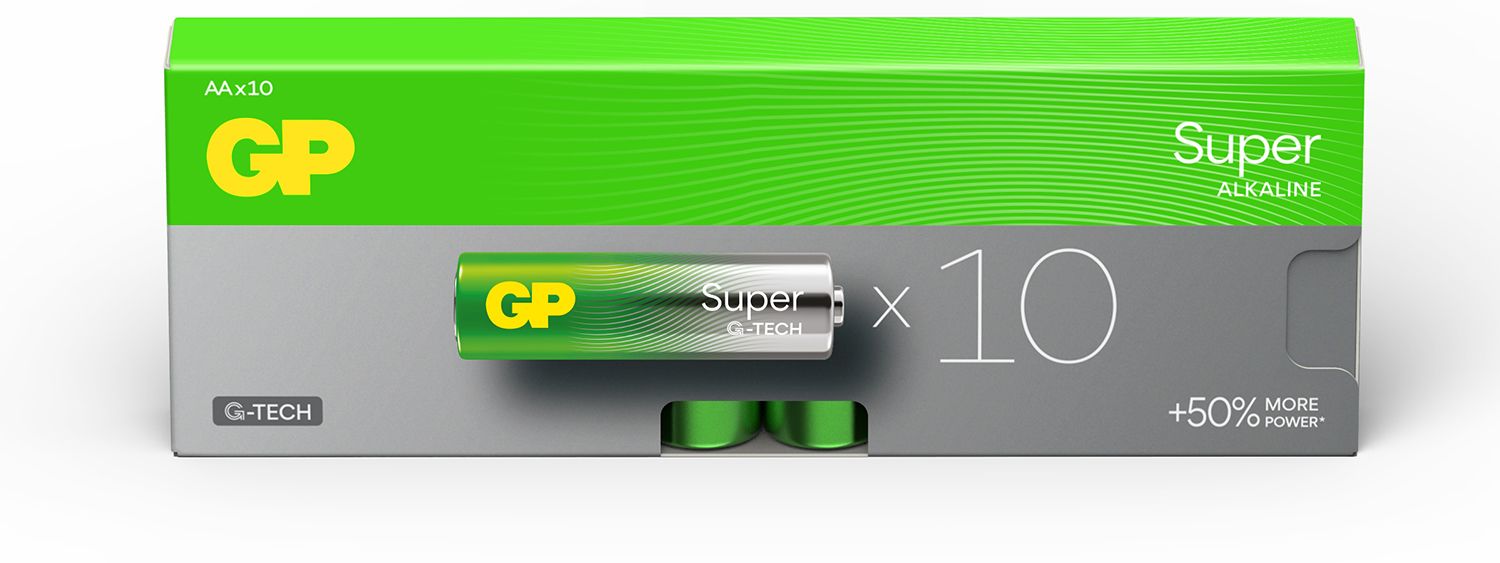 Gpbattery Gp Alkaline Bulk Aa 10pcs