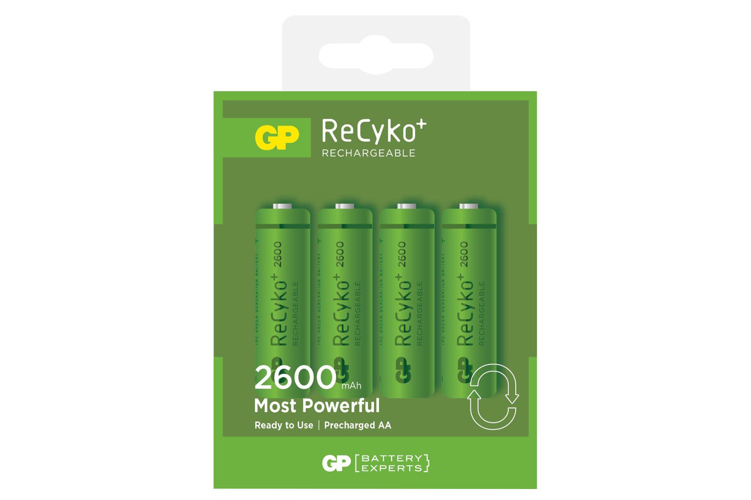 Gpbattery Gp Recyko+ 2600 Aa (card Of 4)