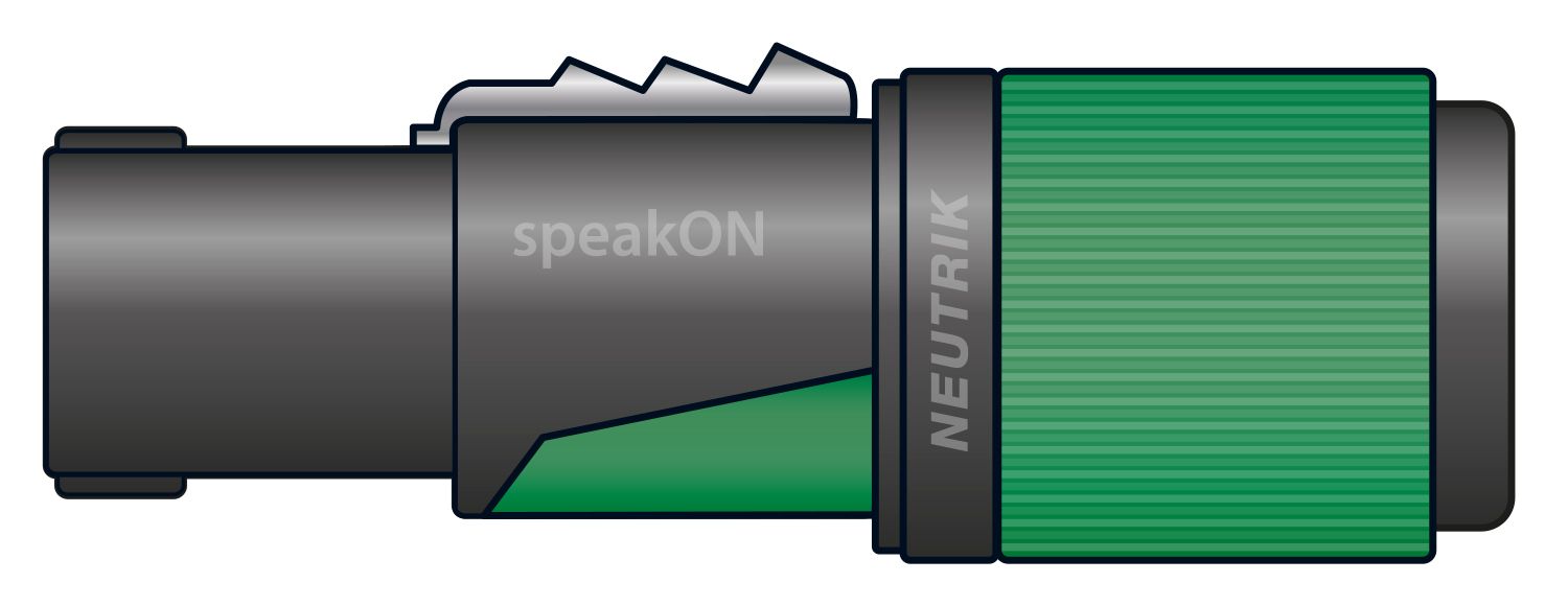 Neutrik Lead Nl4fxx-w-l Speakon 4 Pole Plug