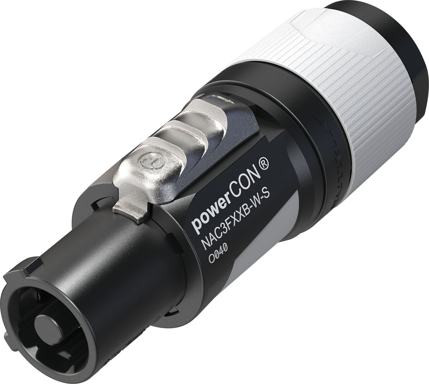 Neutrik Nac3fxxb-w-s Powercon, 6-12mm Grey, Connector