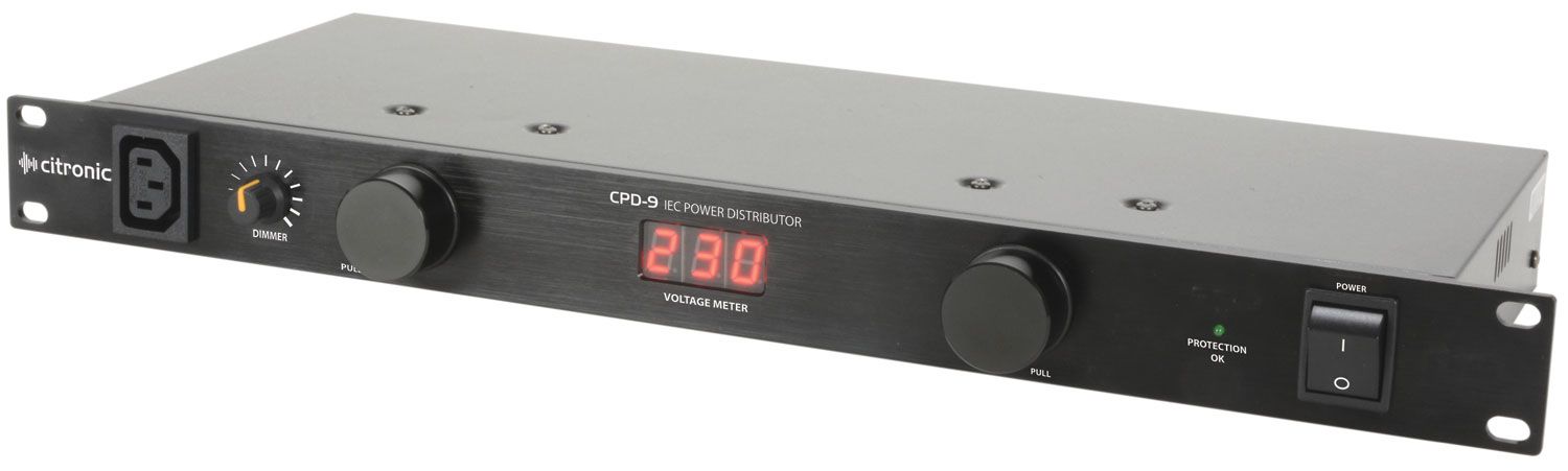 Citronic Cpd-9 19" 8-way Iec Power Distributor