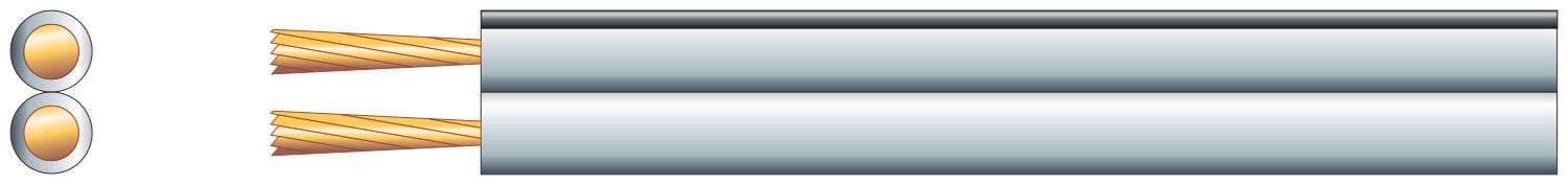 Mercury Fig 8 Speaker Cable 2 X (13 X 0.18mm Dia)