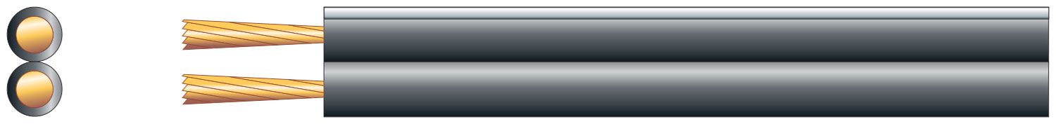 Mercury Fig 8 Speaker Cable 2 X (13 X 0.18mm Dia)