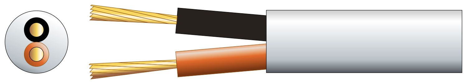 Mercury 100v Line Speaker Cable 2 X 2.01mm 100m