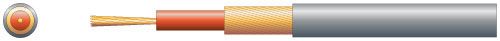 Mercury 1 Core Lap Screen 7/0.2mm 33/0.15mm 3.0mm Grey 100m Screened Audio Cable