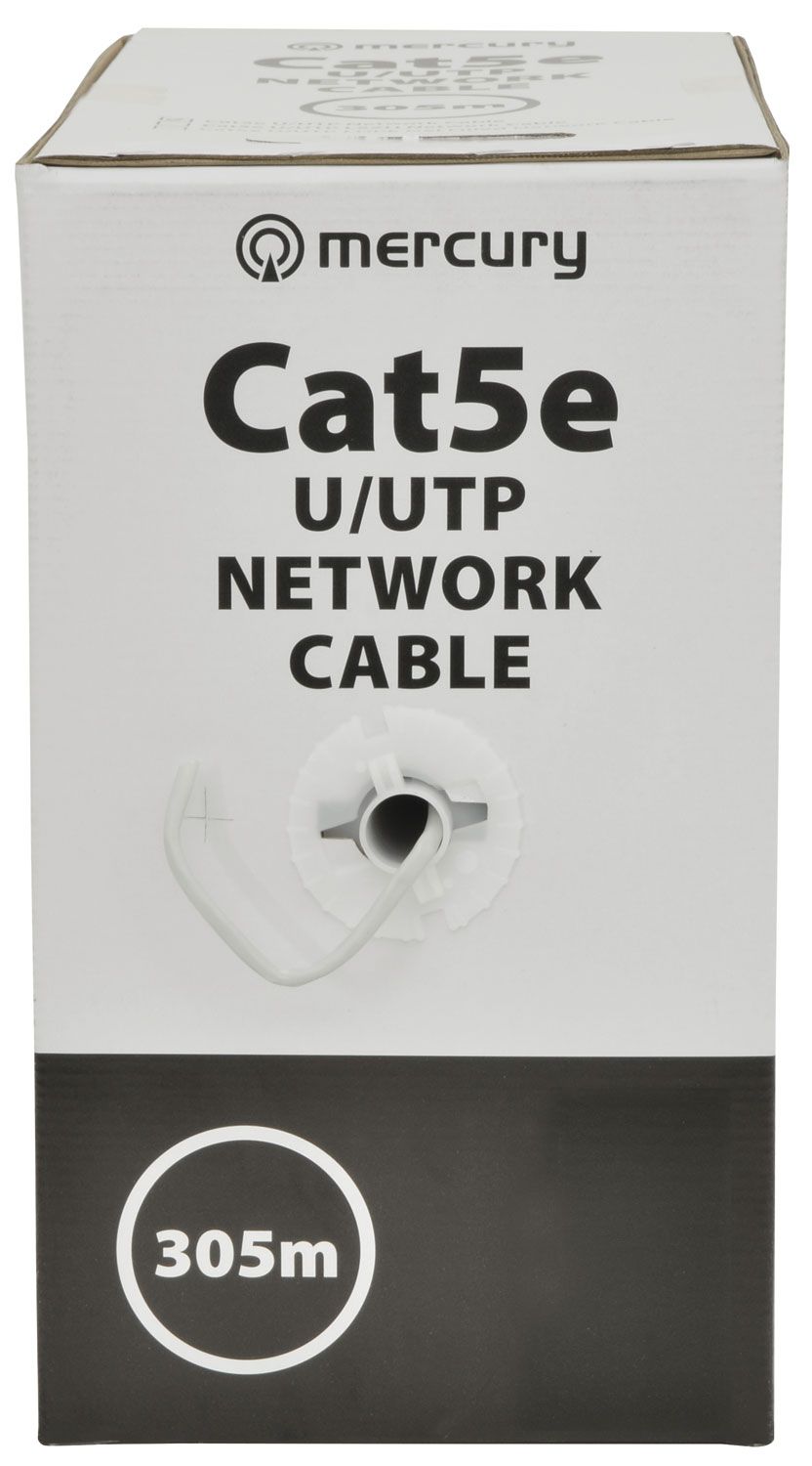 Mercury Cat5e U/utp Network Cable 305m Grey