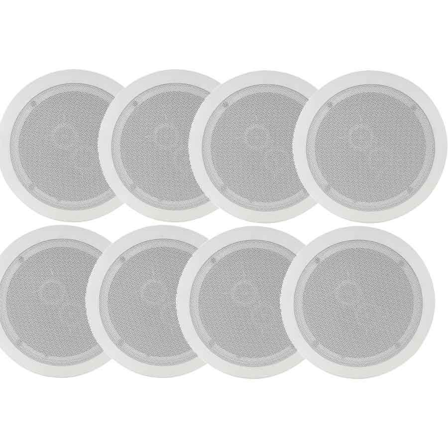 8x Ceiling Speakers Stereo for Music Streaming Hifi TV 6.5inch 952.537