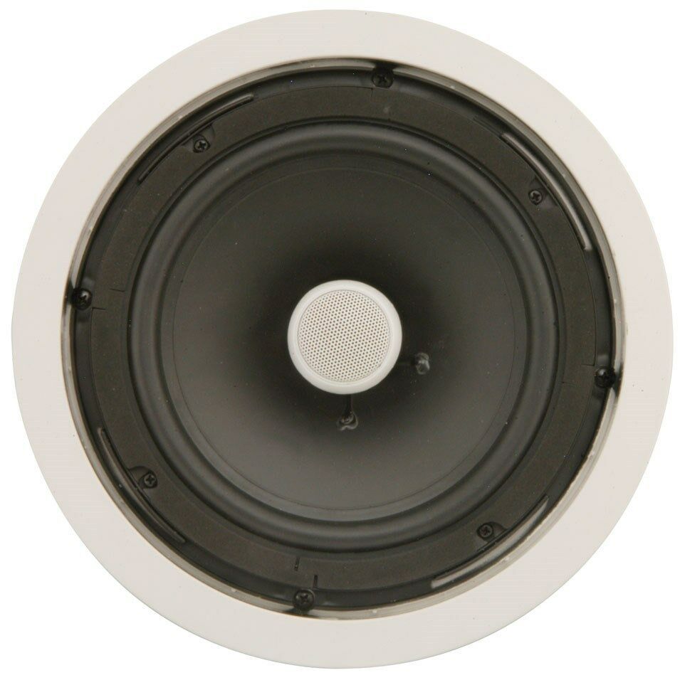 10x Ceiling Speaker With Directional Tweeter C8D 120w 8" Inch White 