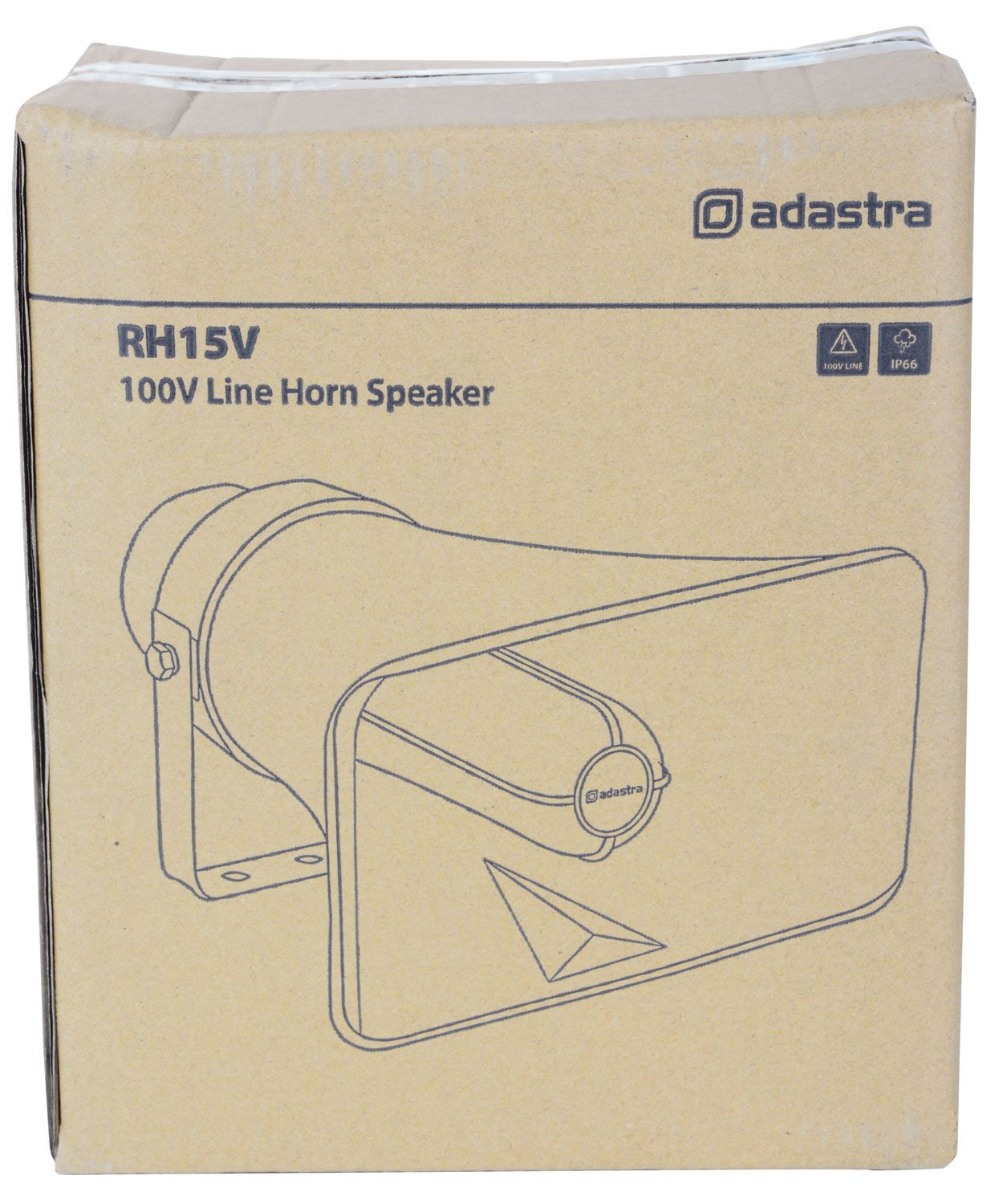 Adastra Rh15v Rectangular PA Horn 100v Speaker