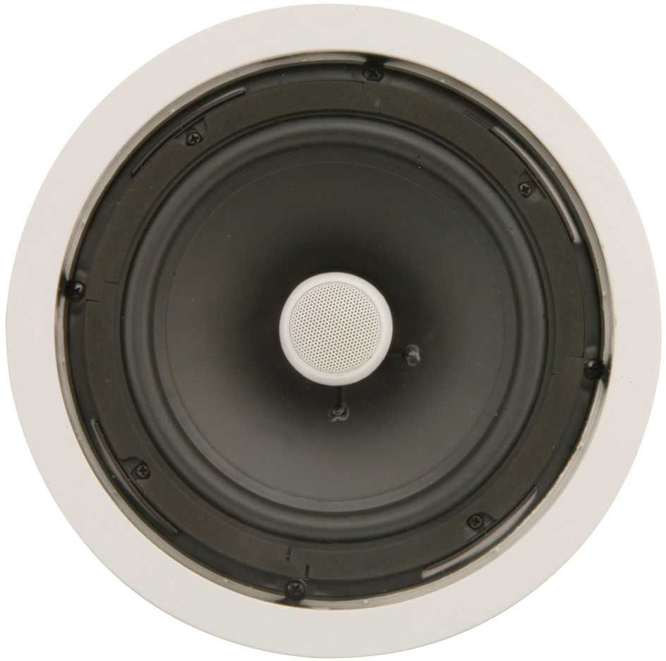 3x Ceiling Wall Hifi Speakers 8inch 100w White + Cable 952.543B