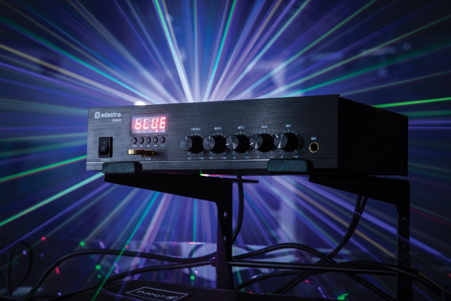 Adastra Dm40 Digital 100v Mixer-amp 40w