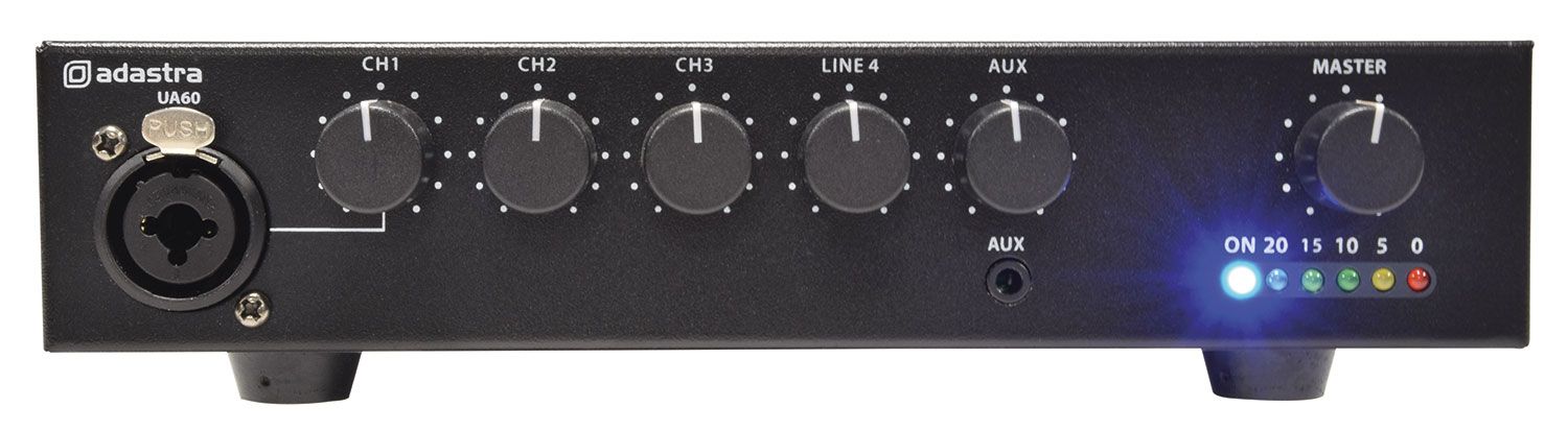 Adastra Ua60 Compact 5ch 100v Mixeramp