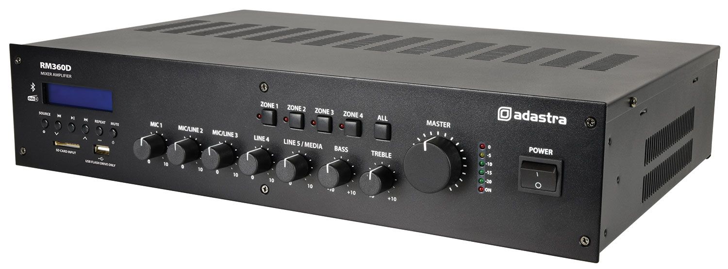 Adastra Rm360d Mixer-amp 100v Bt/dab+