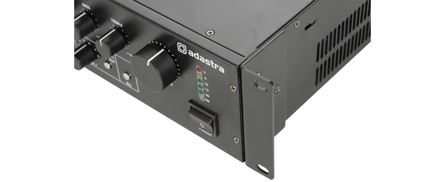 Adastra Rm244v Mixer-amp With 4-zone Paging