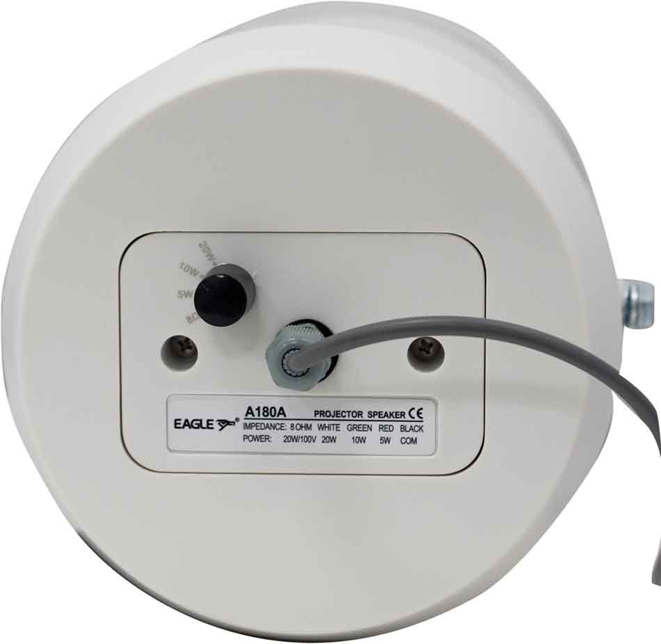 100v Line ,Weatherproof Outdoor Speaker with Bracket