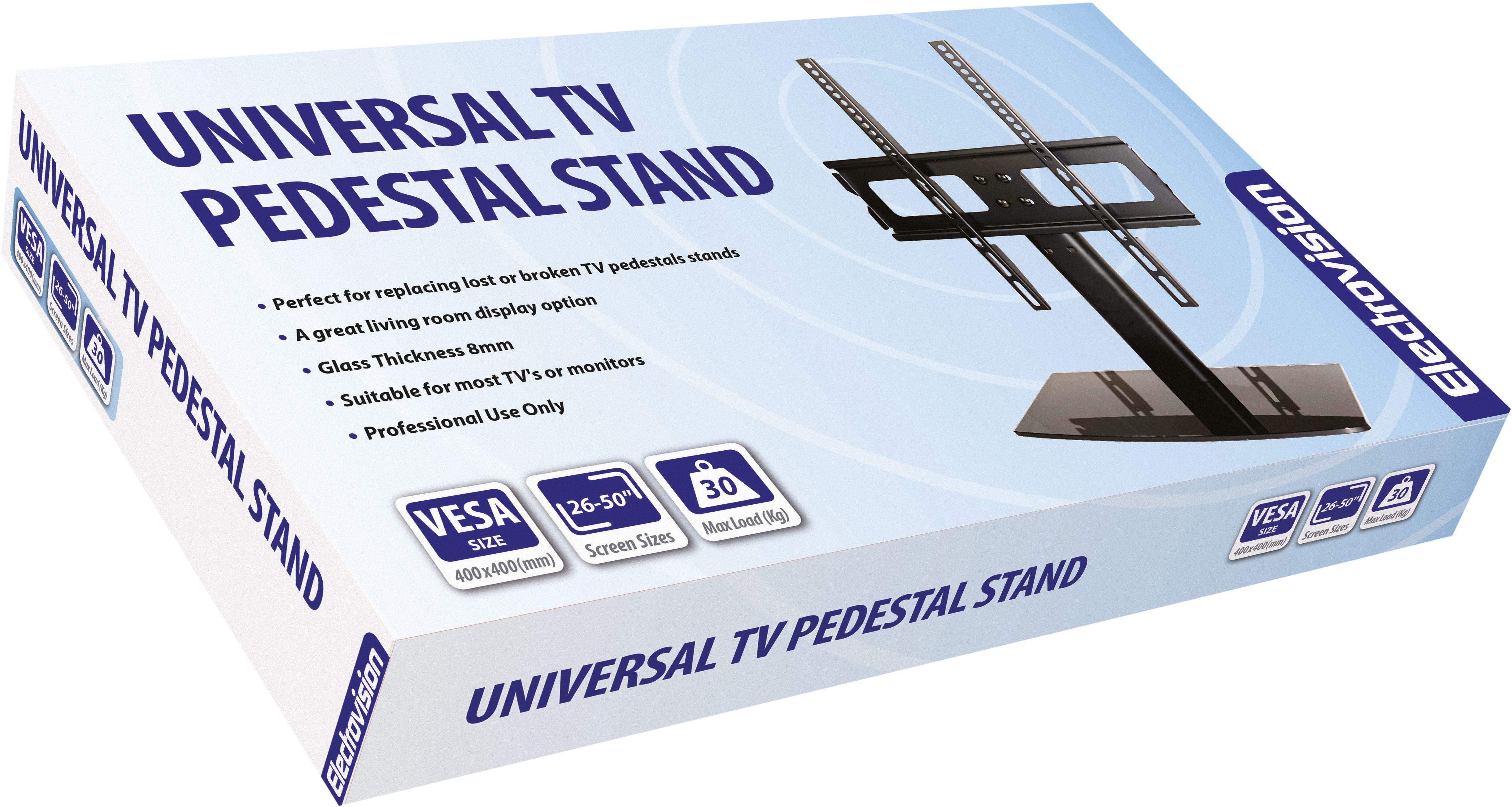 Universal TV Pedestal Stand Screen Size 26-50 Inch VESA 400x400