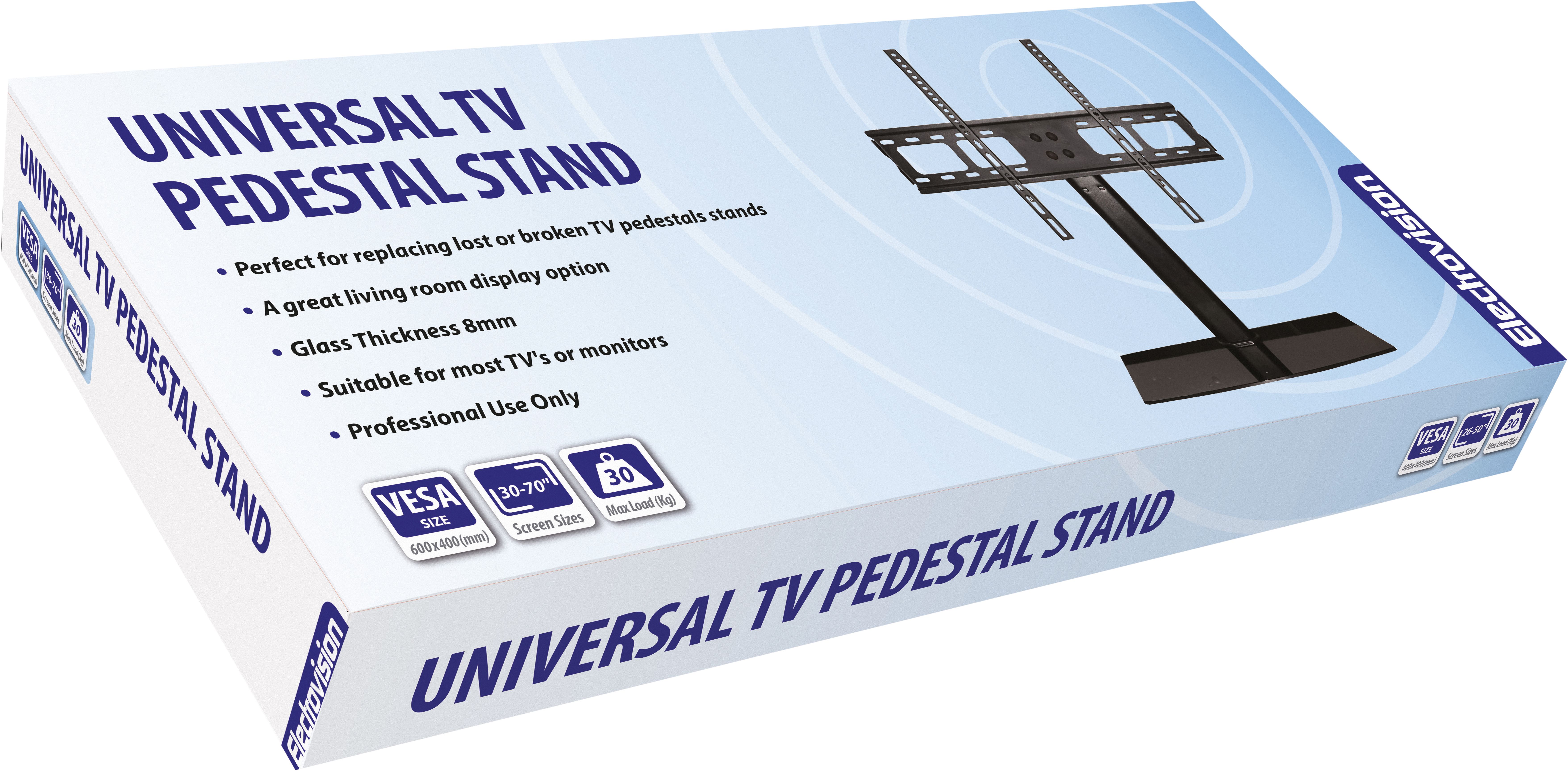 Universal TV Pedestal Stand Screen Size 30-70 Inch VESA 600x400