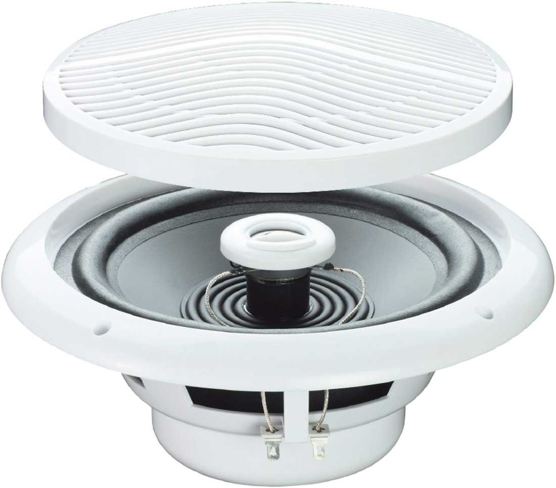 8x 5inch 80w Moisture Resistant Ceiling Speakers for Bathroom or Kitchen b402 B