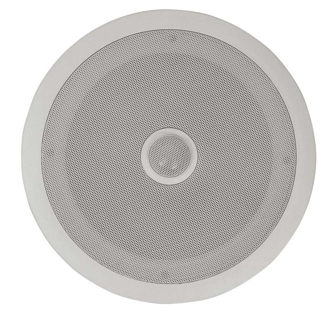 8" 180W High Powered Round Ceiling Speakers With Directable Tweeter