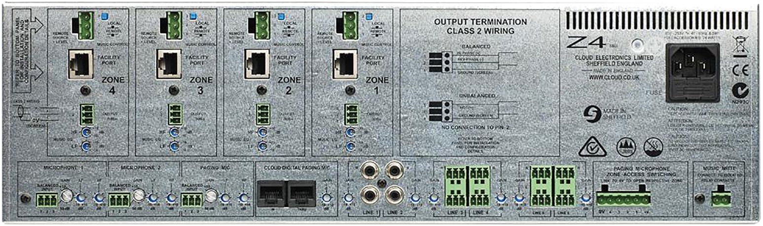 Cloud Z4MK4 4 Zone Mixer
