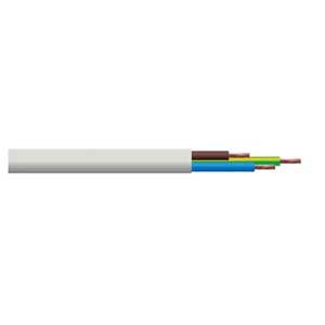 White Cable Round 3 Core 1.5mm Pvc Flex 15a 3183y