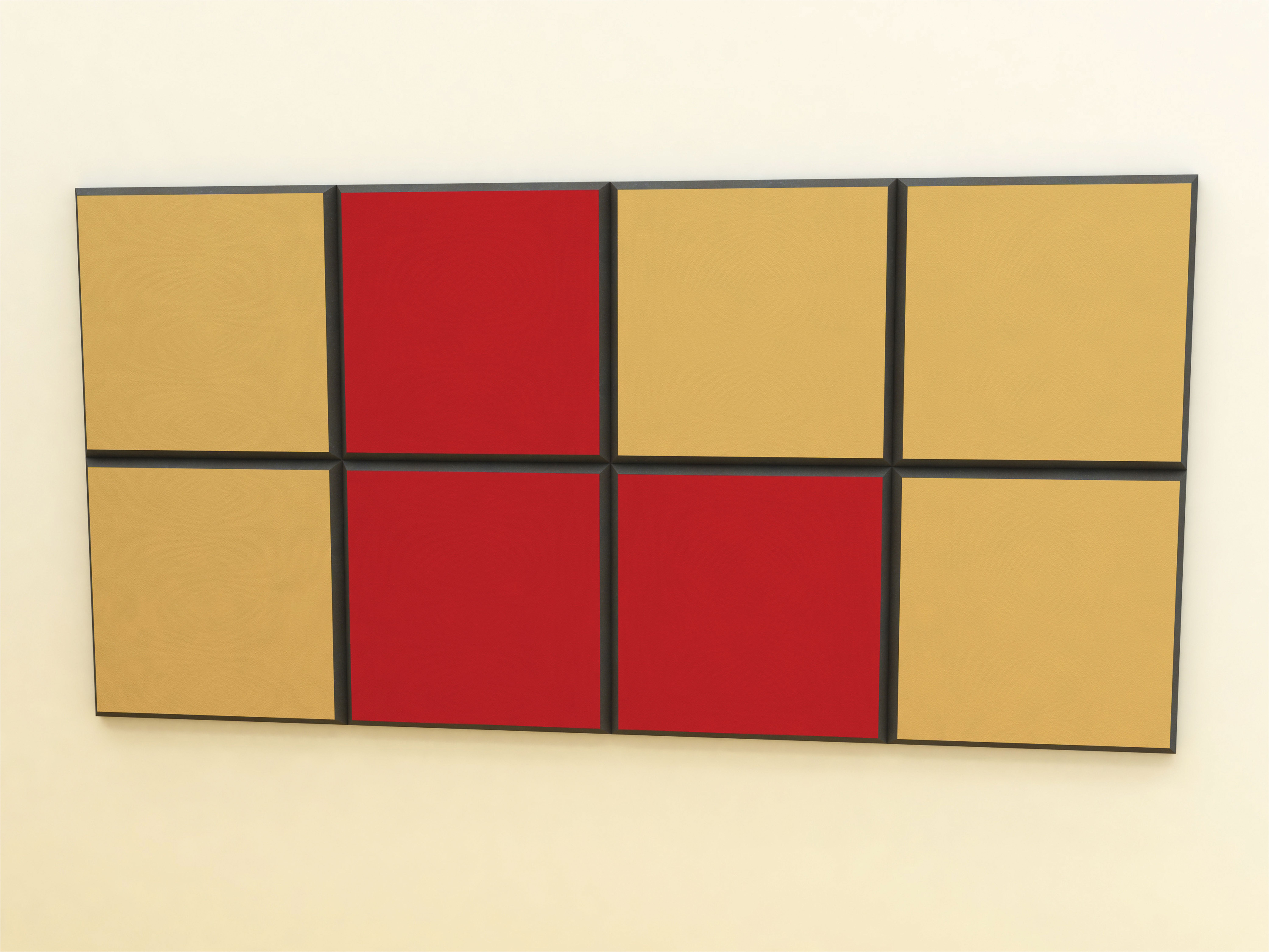 6 x Acoustic Sound Proofing 60 x 60 x 5CM FABRIC FACED TILE Natural