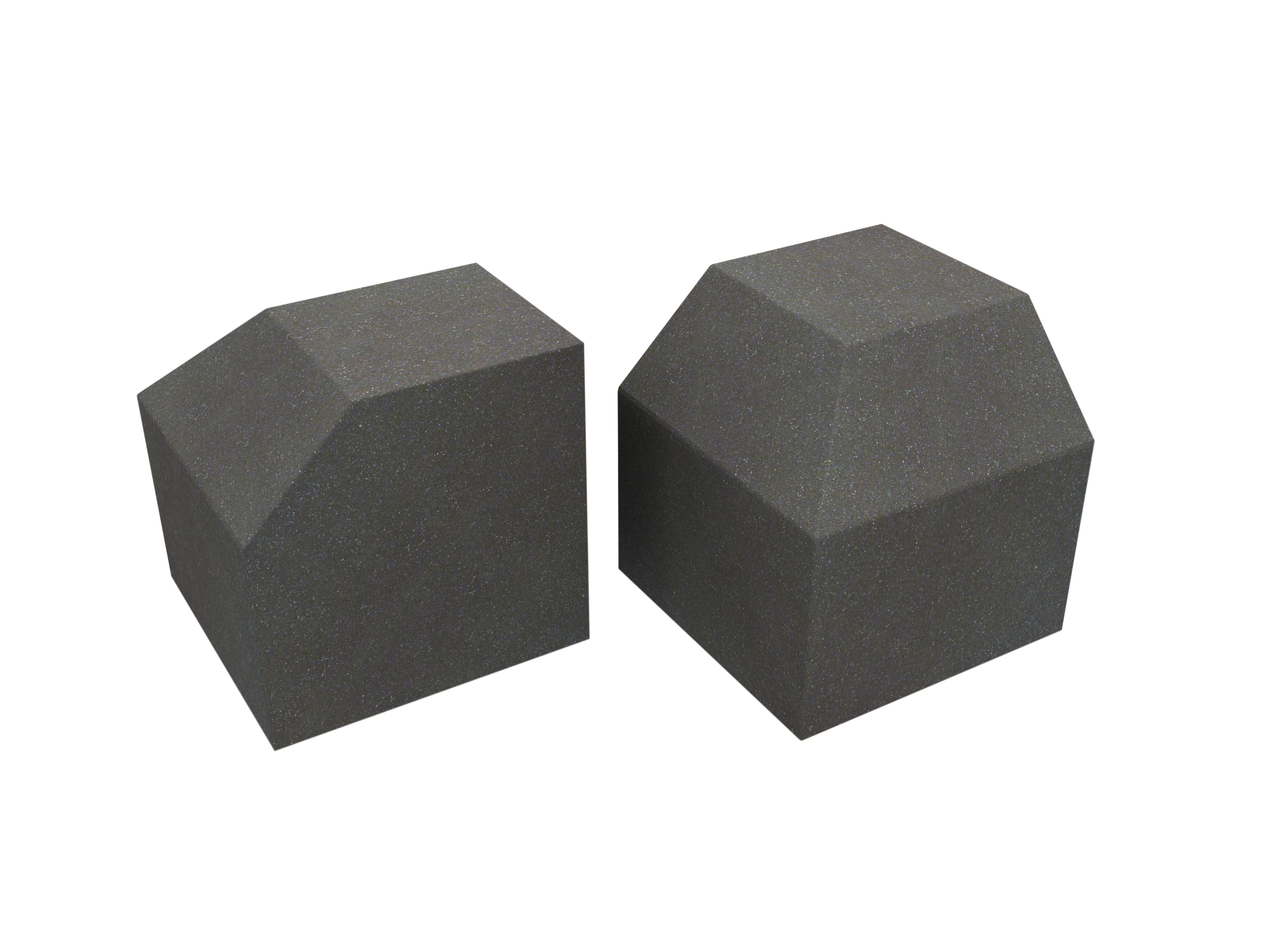 30 X 30 X 30cm Corner Acoustic Cube (Pack of 2) Charcoal Grey
