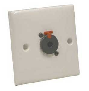 AV Wall Plate With 1 x Locking Jack Socket (NJ3FP6C)
