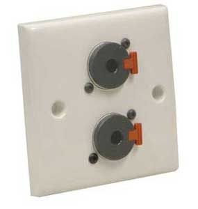 Eagle White Single Flush Surface Mount Signal Outlet Plate 2x Nj3fp6c