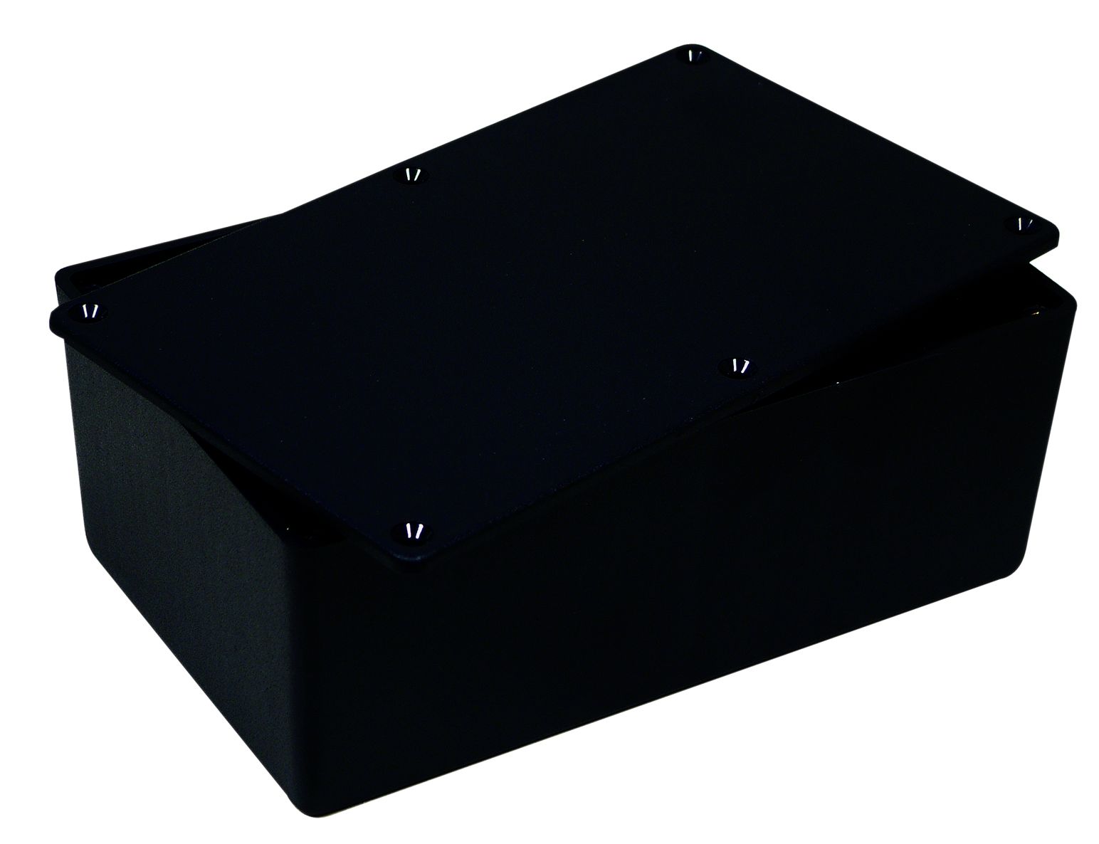 Shatter Proof Abs Project Box With Screws Black 85x130x216