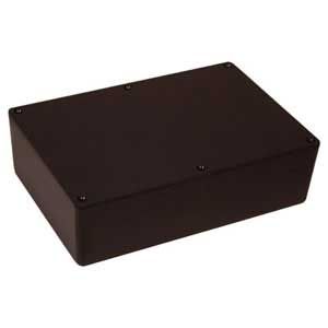 Shatter Proof Abs Project Box With Screws Black 64x220x150mm