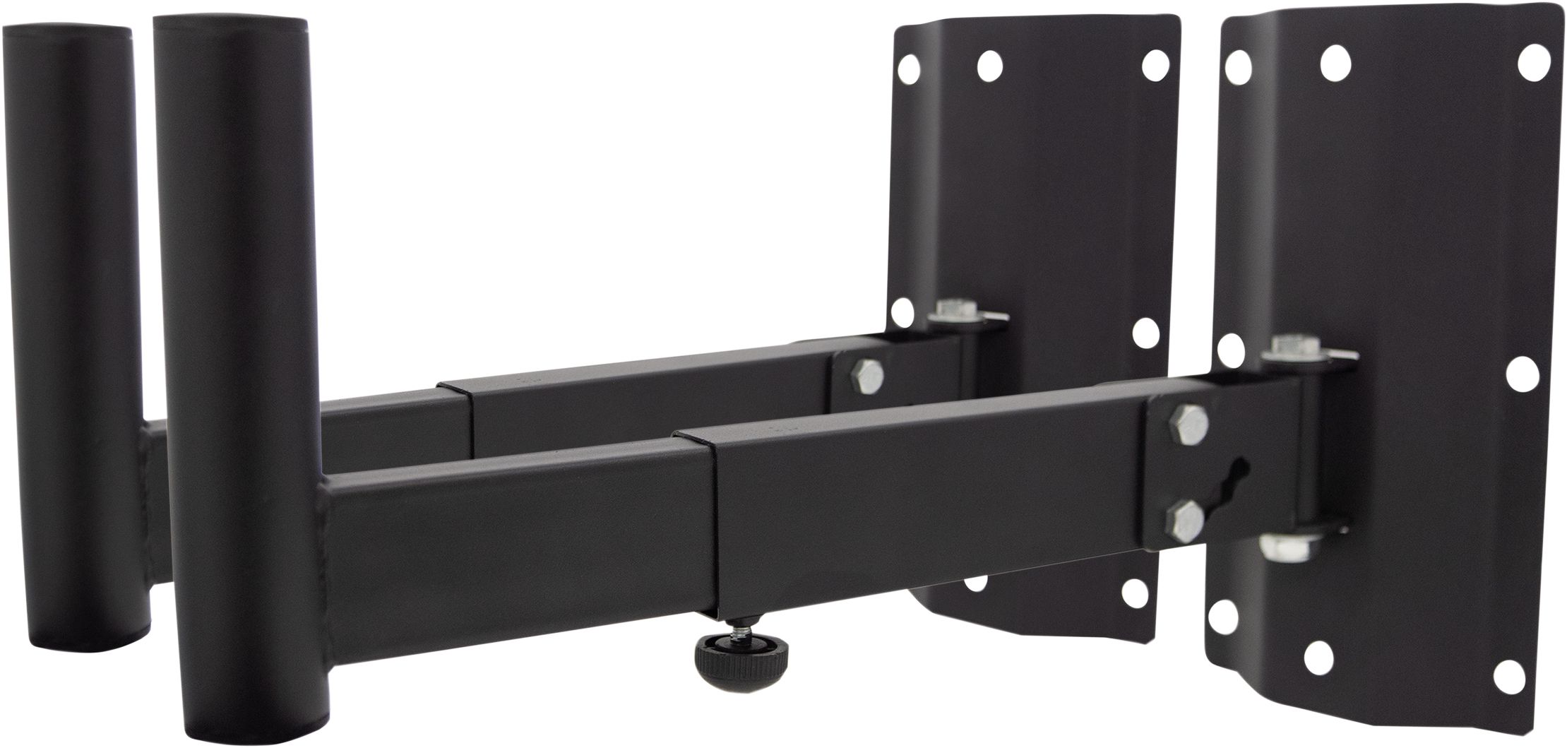 Black 35mm Heavy Duty Adjustable Speaker Wall Bracket (Pair)