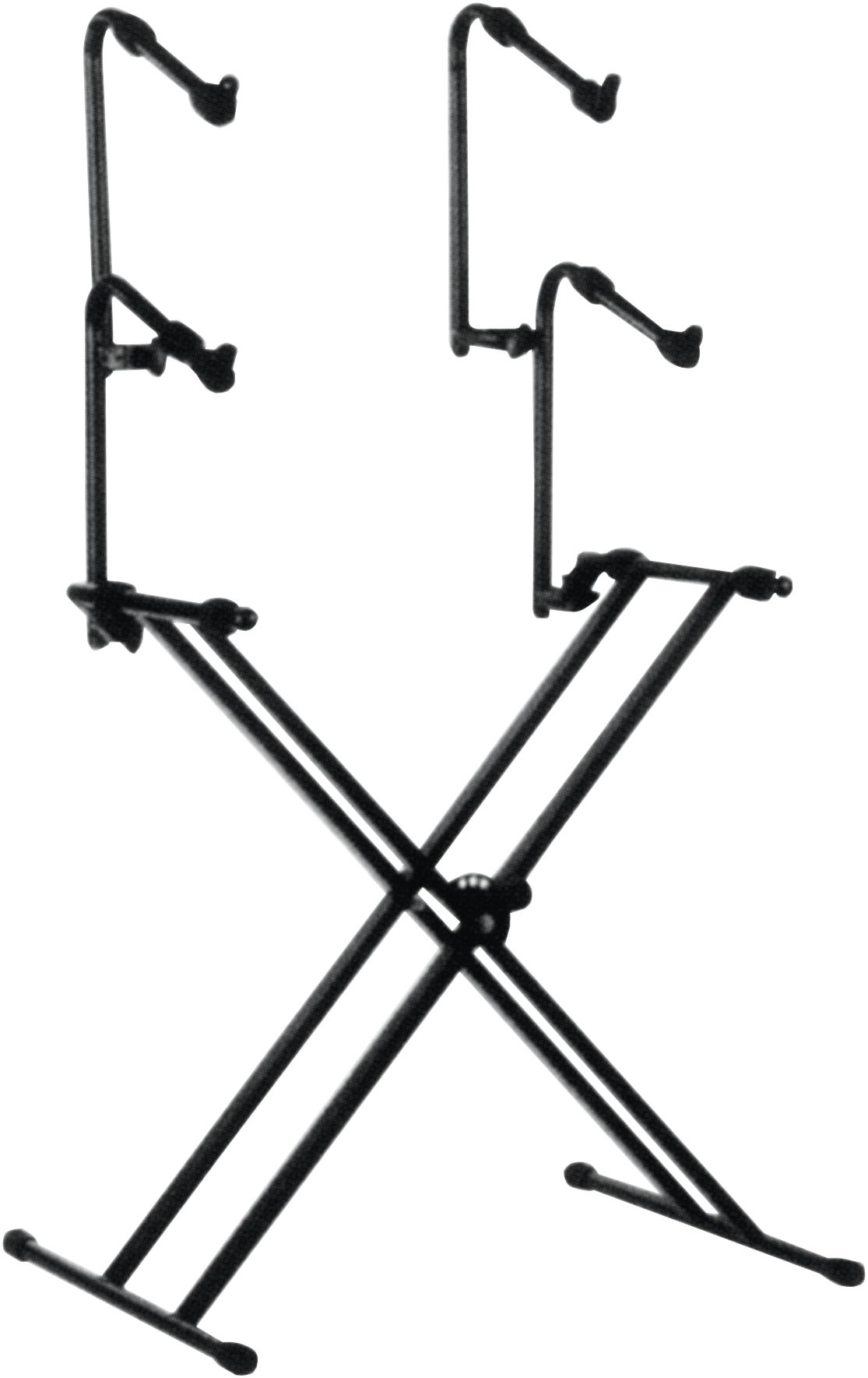 Height Adjustable 3 Tier Keyboard Stand