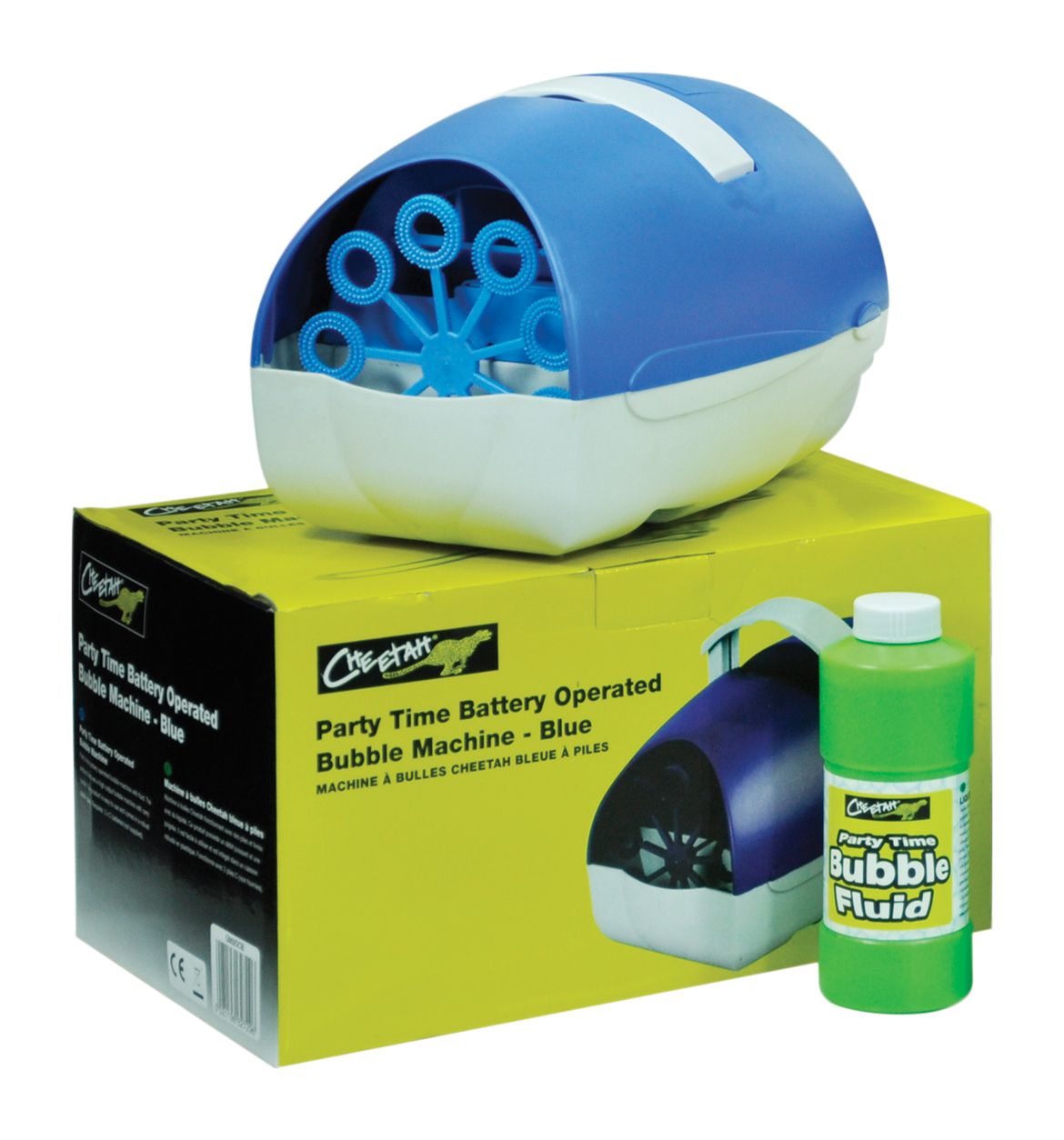 Bubble Machine Battery Mains Operated Blue For DJ Party Wedding Kids