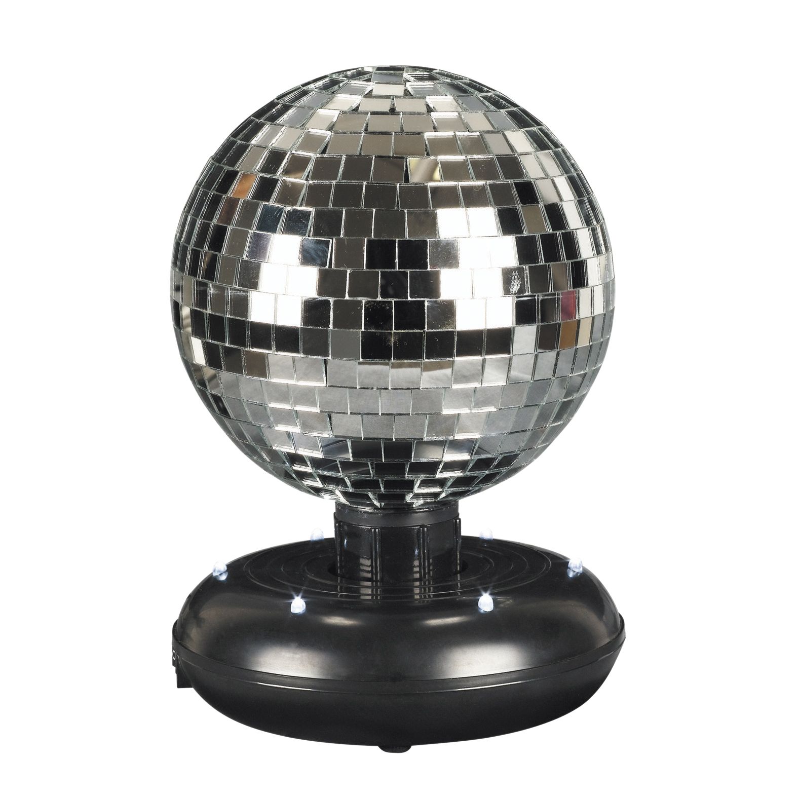 Cheetah Free Standing Rotating 6 Inch Mirror Ball DJ Disco Light
