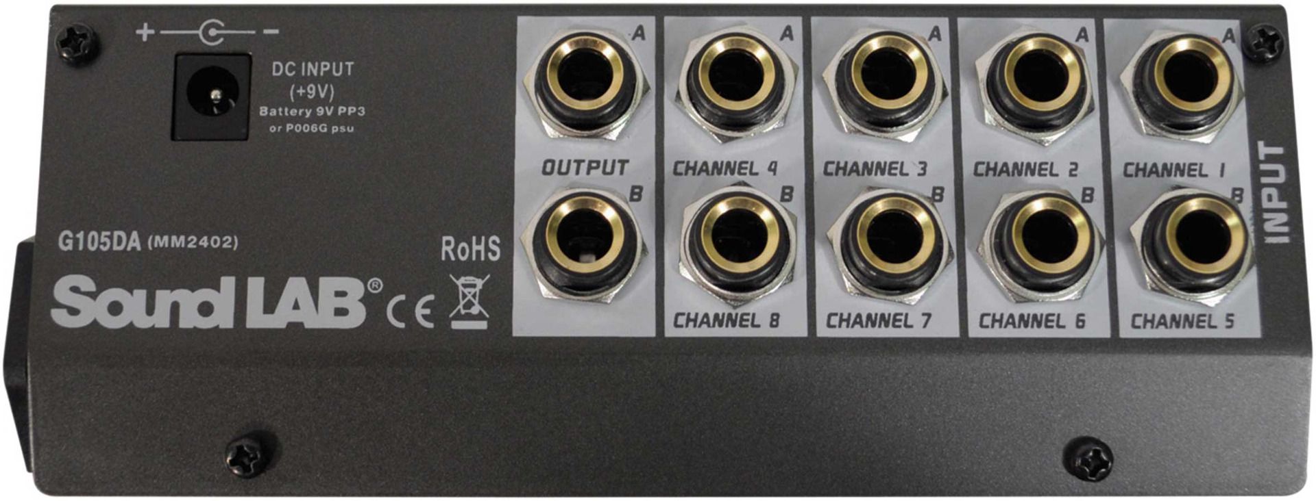 Soundlab 4 Channel Stereo Microphone Mixer