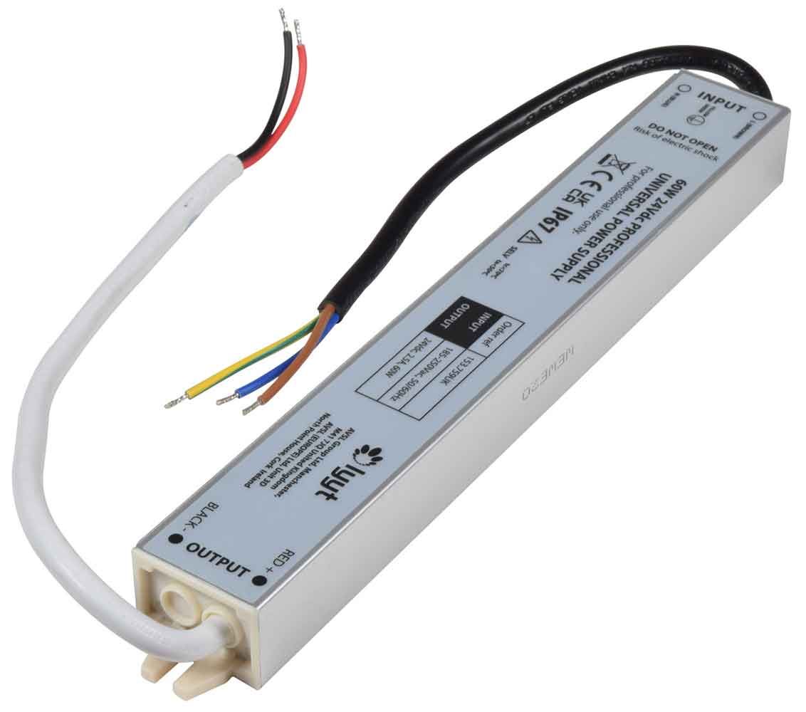 60W LED Power Supply - 24Vdc 2. 50A
