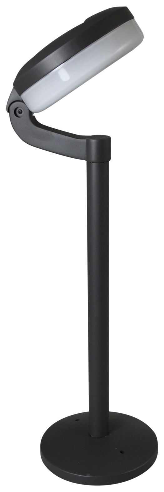 Luxform Lighting Montana Solar Post Light in Black