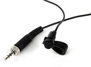 Trantec MIC-LP2 LP-2 Lavalier Radio Mic Microphone Screw Jack Connector
