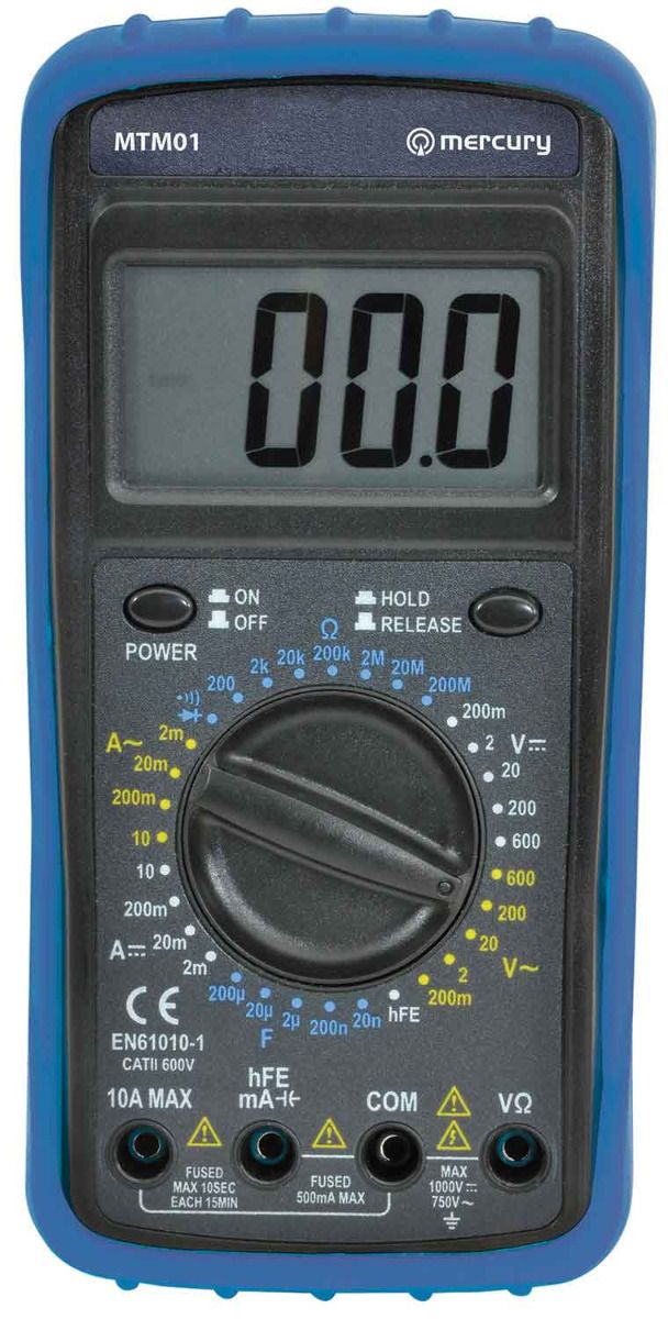 Mercury Mtm01 Professional Digital Multimeter